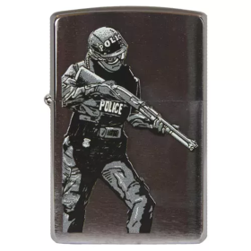 Zippo Tactical Police - Brushed Chrome