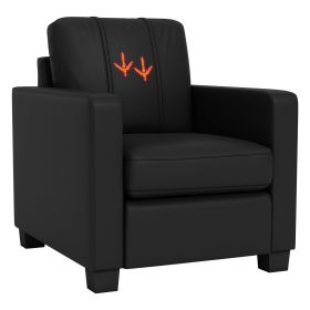Dyno Stationary Club Chair with Virginia Tech Hokies Feet Logo