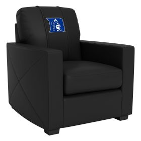 Silver Club Chair with Duke University Iron D Secondary Logo
