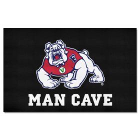 Fresno State Man Cave Tailgater Rug 5'x6' - black