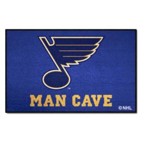 NHL - St. Louis Blues Man Cave Starter Rug 19"x30"