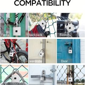 Fingerprint padlock, fingerprint lock, keyless biometric lock, suitable for luggage, backpacks, bicycles, study lockers, locker locks