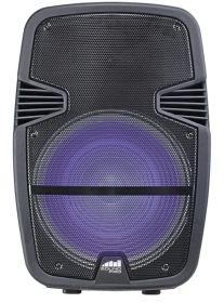 Naxa Portable 15" Bluetooth Party Speaker with Disco Lights