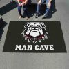 Georgia Black New Bulldog Man Cave UltiMat 5'x8' Rug