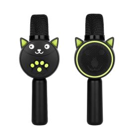 Karaoke Speaker Microphone (Color: black)