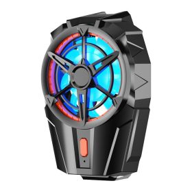 Phone Cooler For Gaming; Universal Phone Cooling Fan With Two Cooling Modes; Mobile Phone Radiator Case For; iPhone / Samsung / Huawei / Google / (Items: With Battery, Color: black)