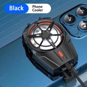 Phone Cooler For Gaming; Universal Phone Cooling Fan With Two Cooling Modes; Mobile Phone Radiator Case For; iPhone / Samsung / Huawei / Google / (Items: Without Battery, Color: black)