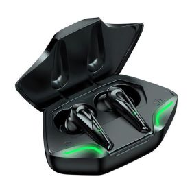 G11 bluetooth Earphones Gaming Headsets Low Latency Wireless Headphones Stereo Bass Earbuds Gamer Earbuds with Mic Waterproof (Color: black)