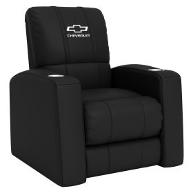 Relax Home Theater Recliner with Chevrolet Alternate Logo (Material: Top Grain Leather *Custom Order 8 Week Lead time No Returns*)