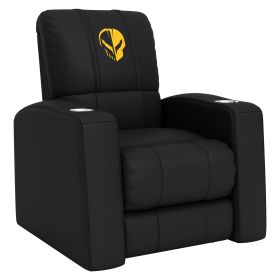Relax Home Theater Recliner with Corvette Jake Symbol Yellow Logo (Material: Top Grain Leather *Custom Order 8 Week Lead time No Returns*)