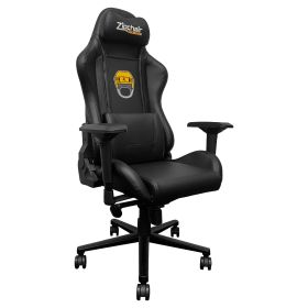 Xpression Pro Gaming Chair with Hockey Helmet Gaming Logo (Helmet Color: Yellow)