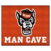 NC State Man Cave Tailgater Rug 5'x6'