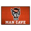 NC State Man Cave Starter Rug 19"x30"