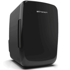Emerson Portable Mini Fridge Cooler (Color: black)