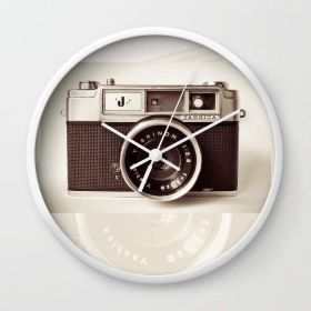 Camera Wall clock (Color: black)